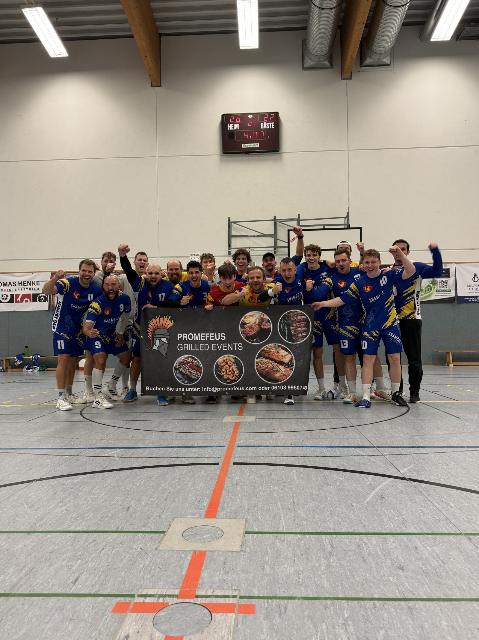 Herren I - Erstes Heimspiel, erstes Zeichen. Auch Abwehr kann sexy sein.