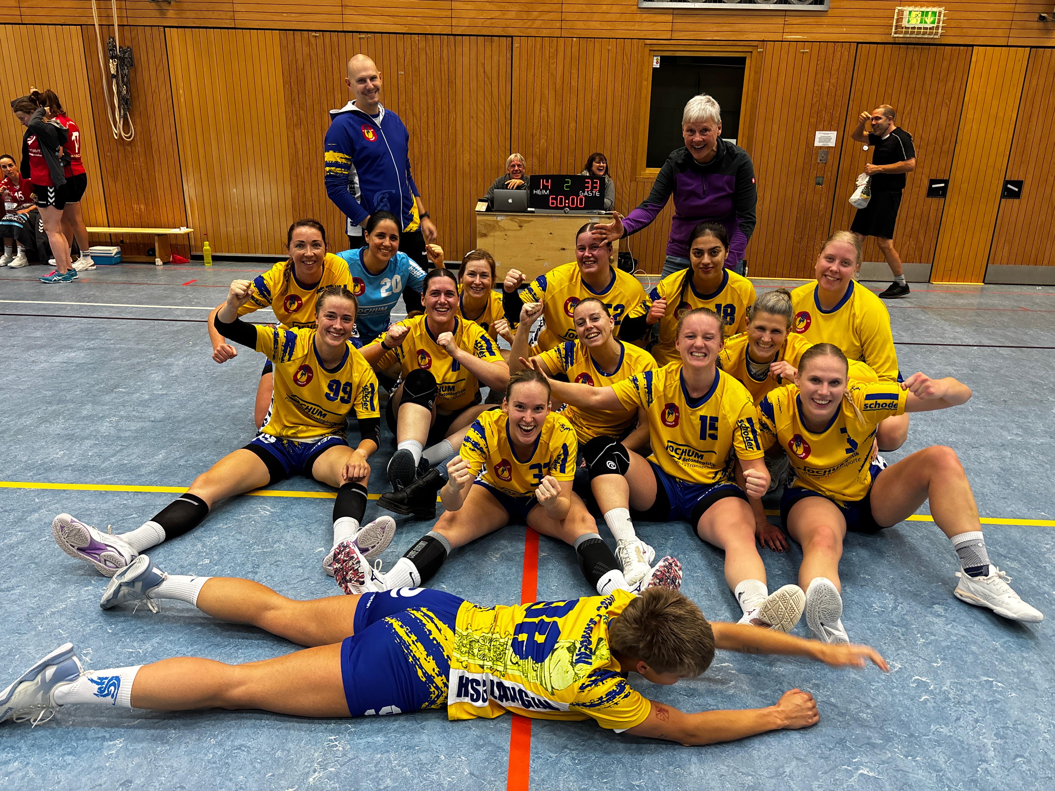 Damen - HSG Langen Damen setzen sich souverän gegen TUS Zwingenberg II durch